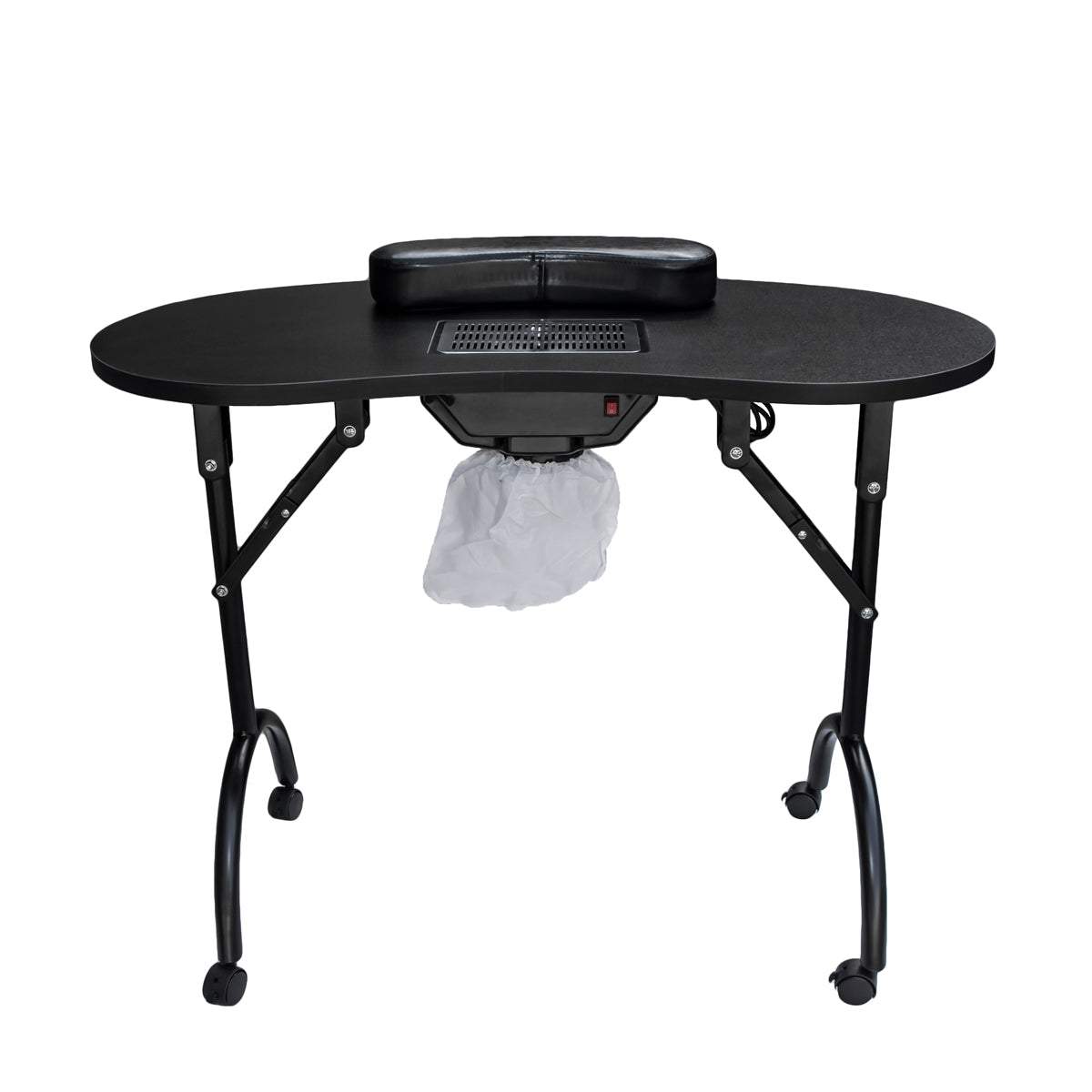 Folding manicure table with SWAN vacuum cleaner