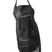 Black hairdressing apron