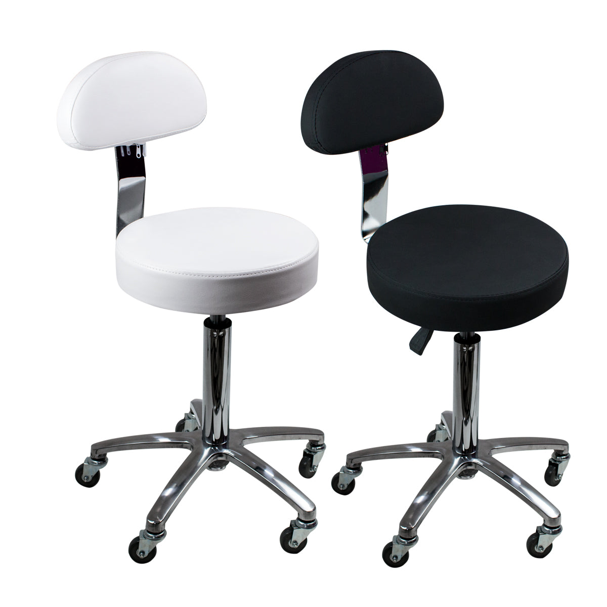 FAVARA stool with backrest
