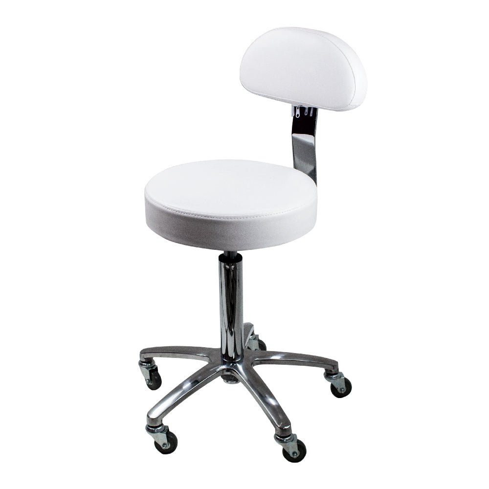 FAVARA stool with backrest