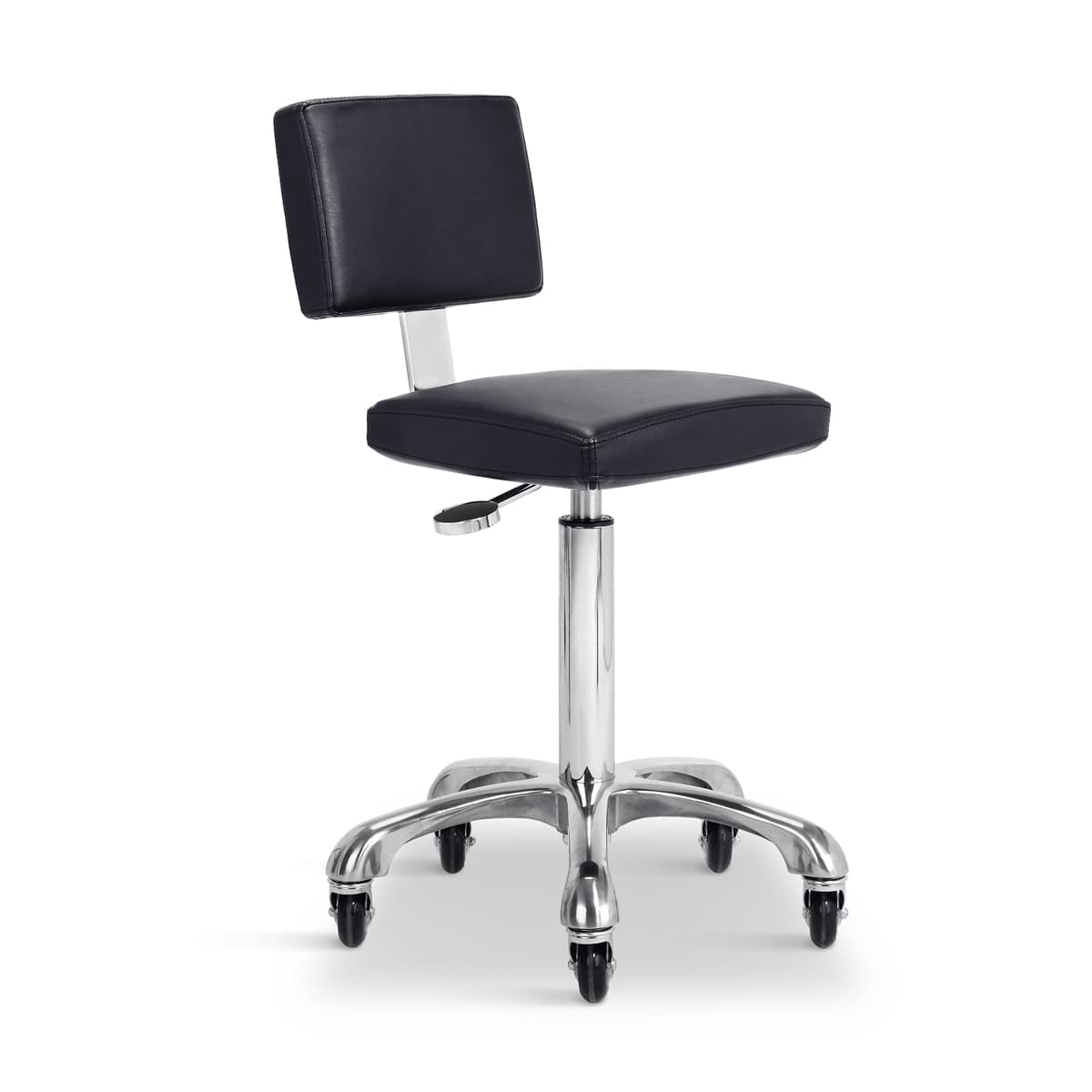 Tabouret GORDON Noir avec Dossier