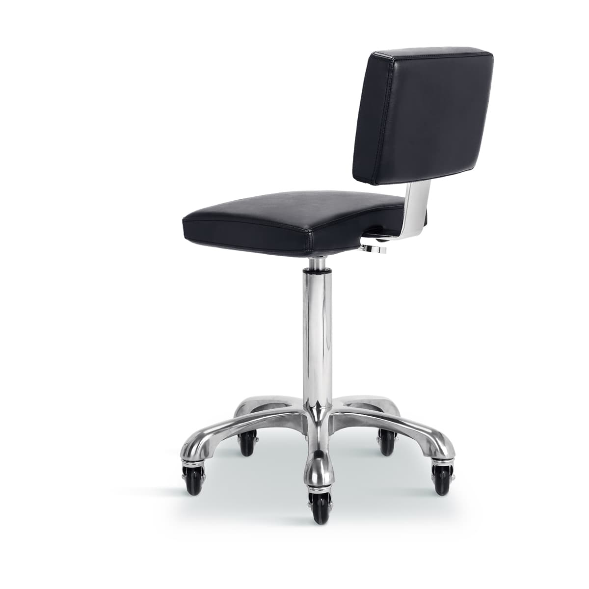 Tabouret GORDON Noir avec Dossier
