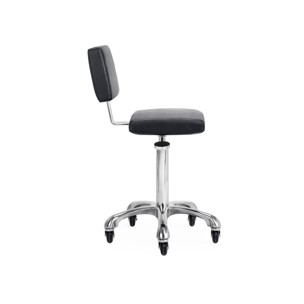 Tabouret GORDON Noir avec Dossier