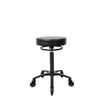 Tabouret Messina Noir avec roulettes speedy noires