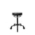 Tabouret Messina Noir avec roulettes speedy noires