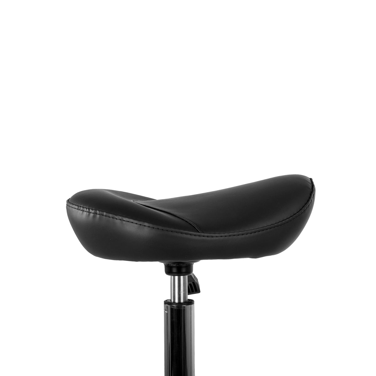 SANTO saddle stool with skateboard wheels