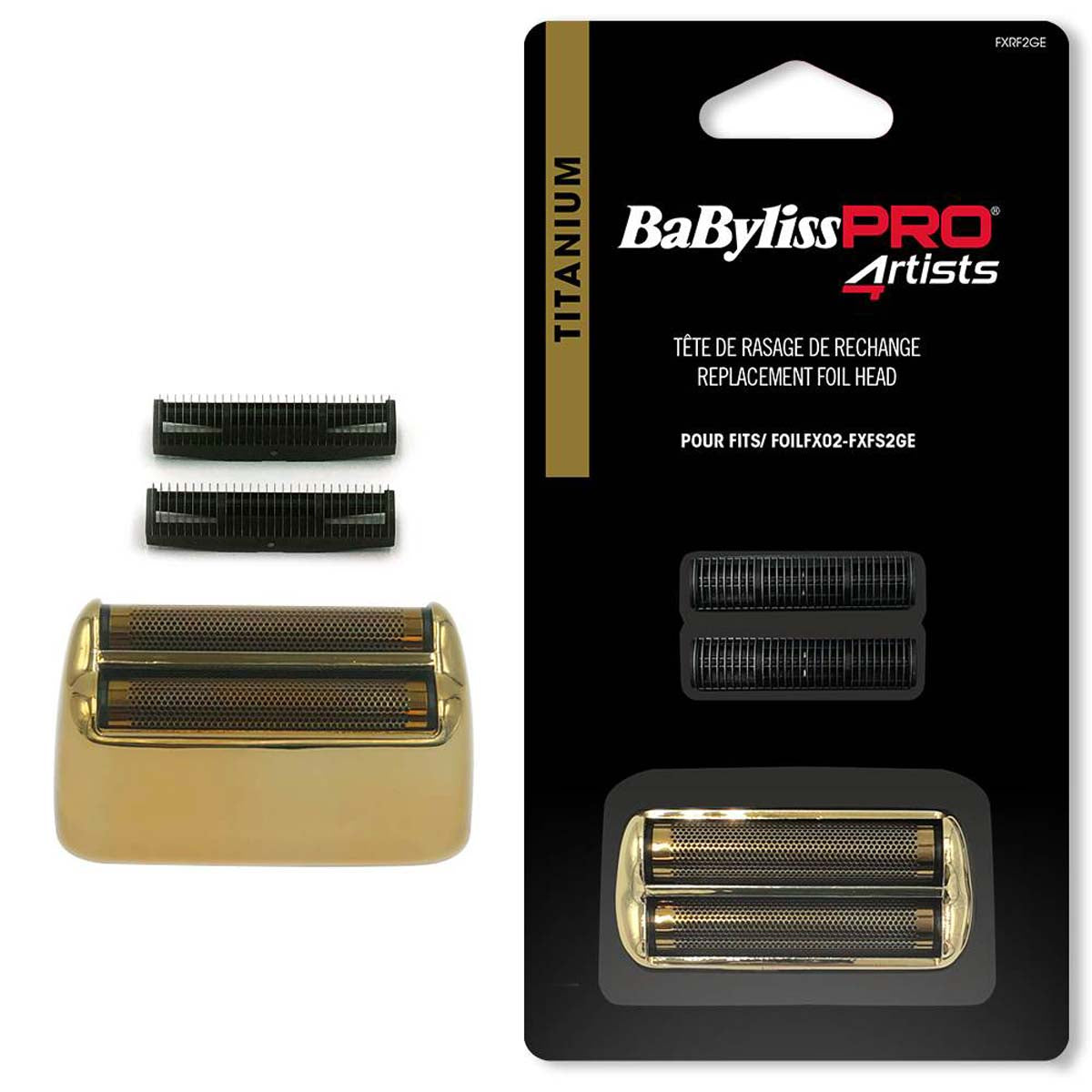 FOILFX02 Gold 4RTISTS Babyliss Pro razor shaving head