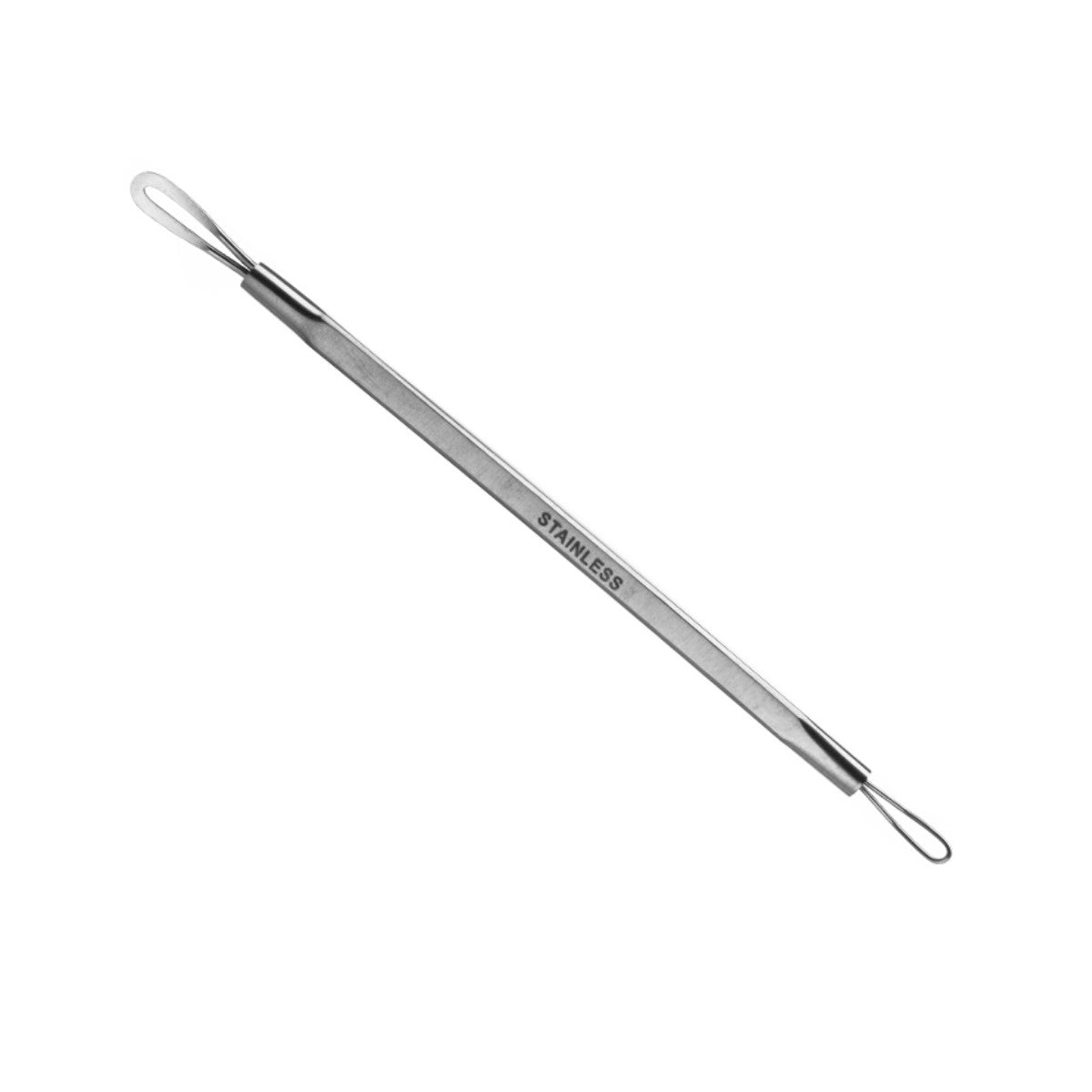 Stainless steel comedone extractor