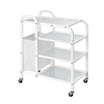 White trolley with bin