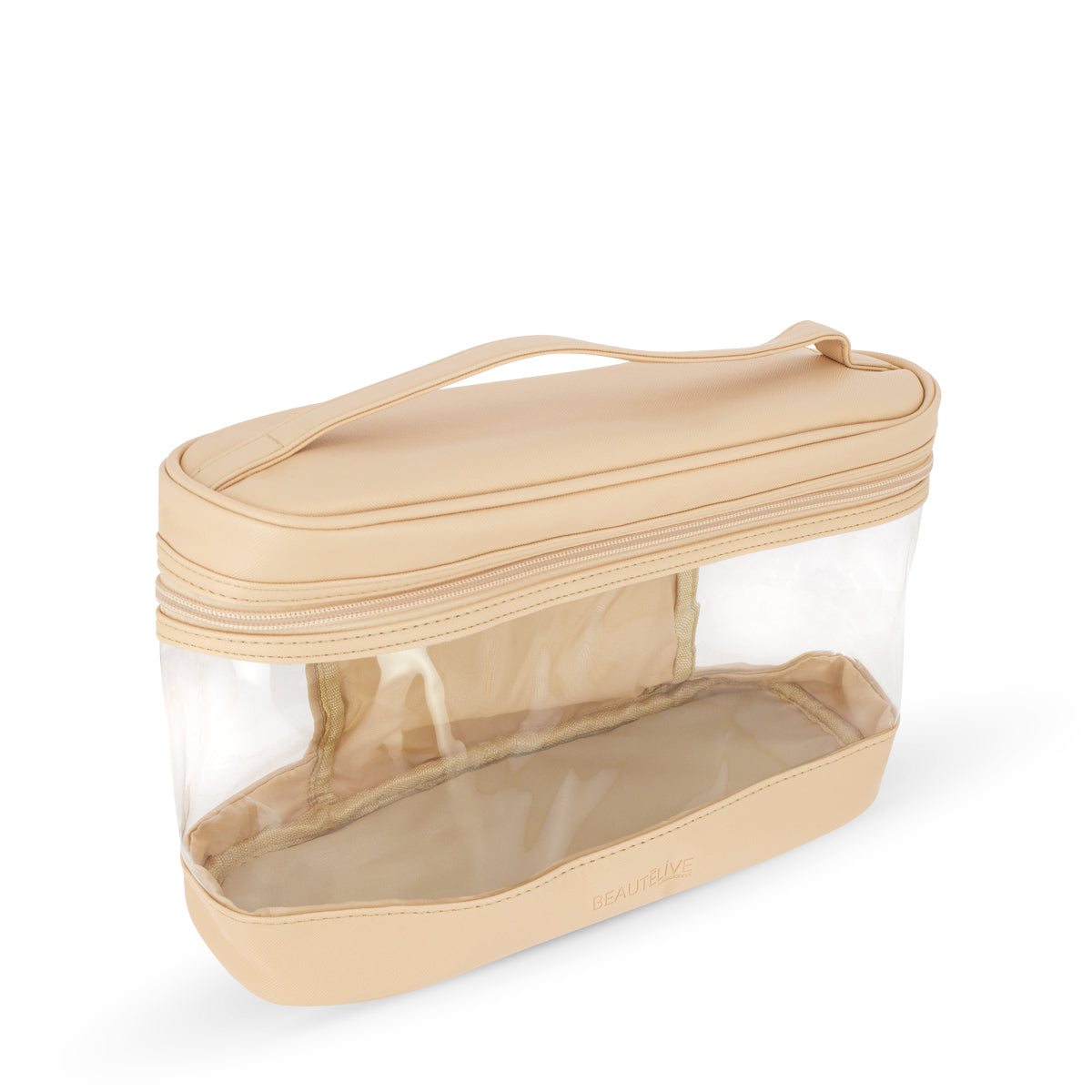 Trousse PVC couleur nude 29.5x19x10cm Beautélive