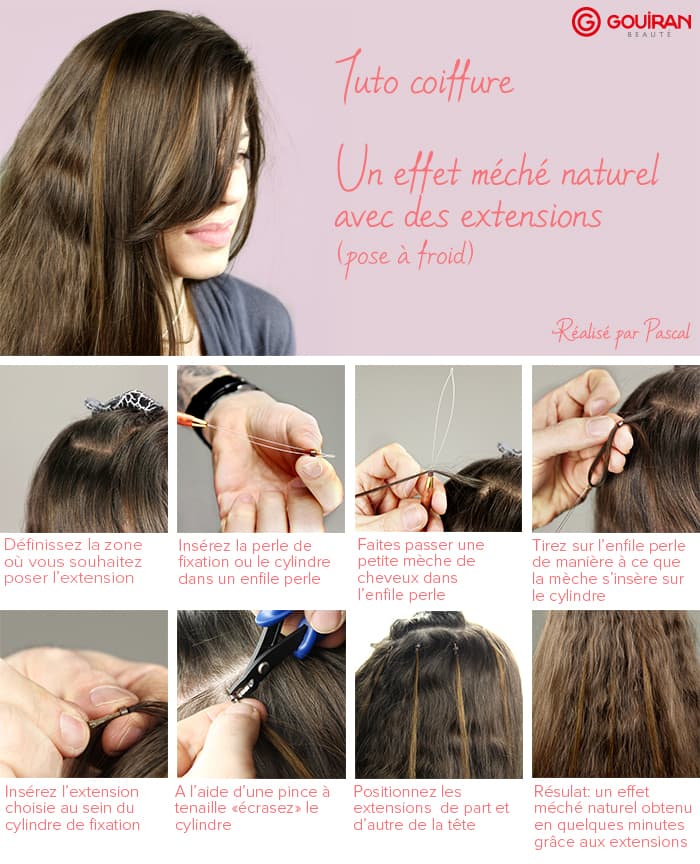 10 cold fusion natural hair extension strands