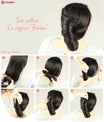 Boudin chignon avec pressions 23cm