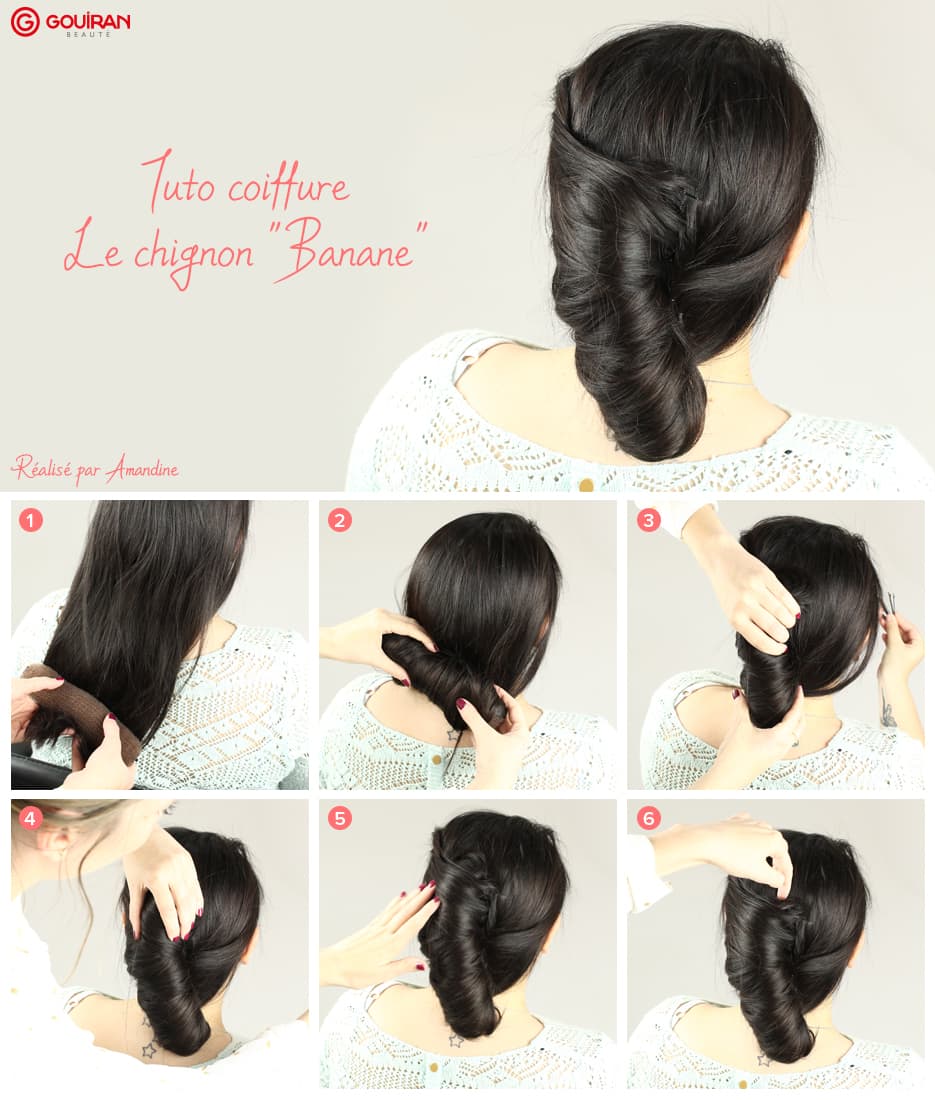 Boudin chignon avec pressions 23cm