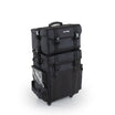 BERLIN Black Professional Double Compartment 4-Wheel Suitcase