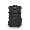 BERLIN Black Professional Double Compartment 4-Wheel Suitcase