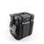 Black Faux Leather 4-Wheel Professional Suitcase VIENNE
