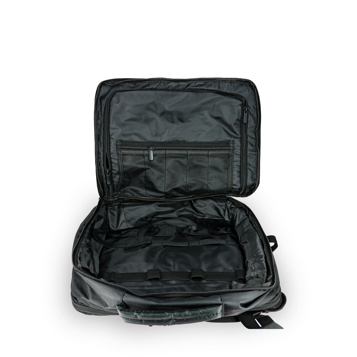 Black Backpack with Compartments 40x15x31cm